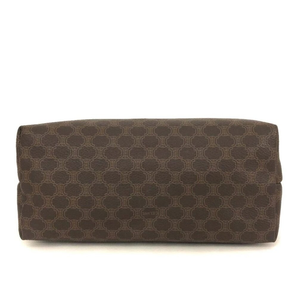 CELINE Macadam PVC Cosmetic Pouch Bag Brown/7BH0106 - Picture 6 of 8